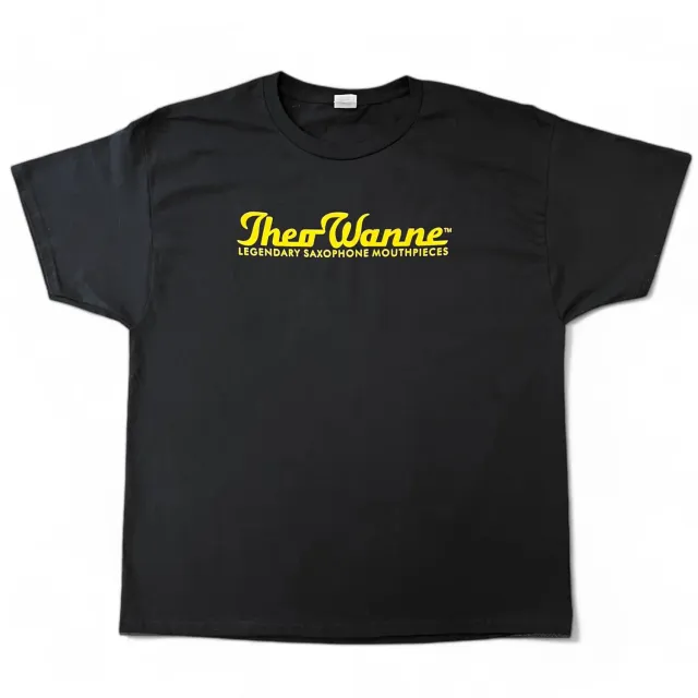Theo Wanne T-Shirt tričko černá zlatý potisk
