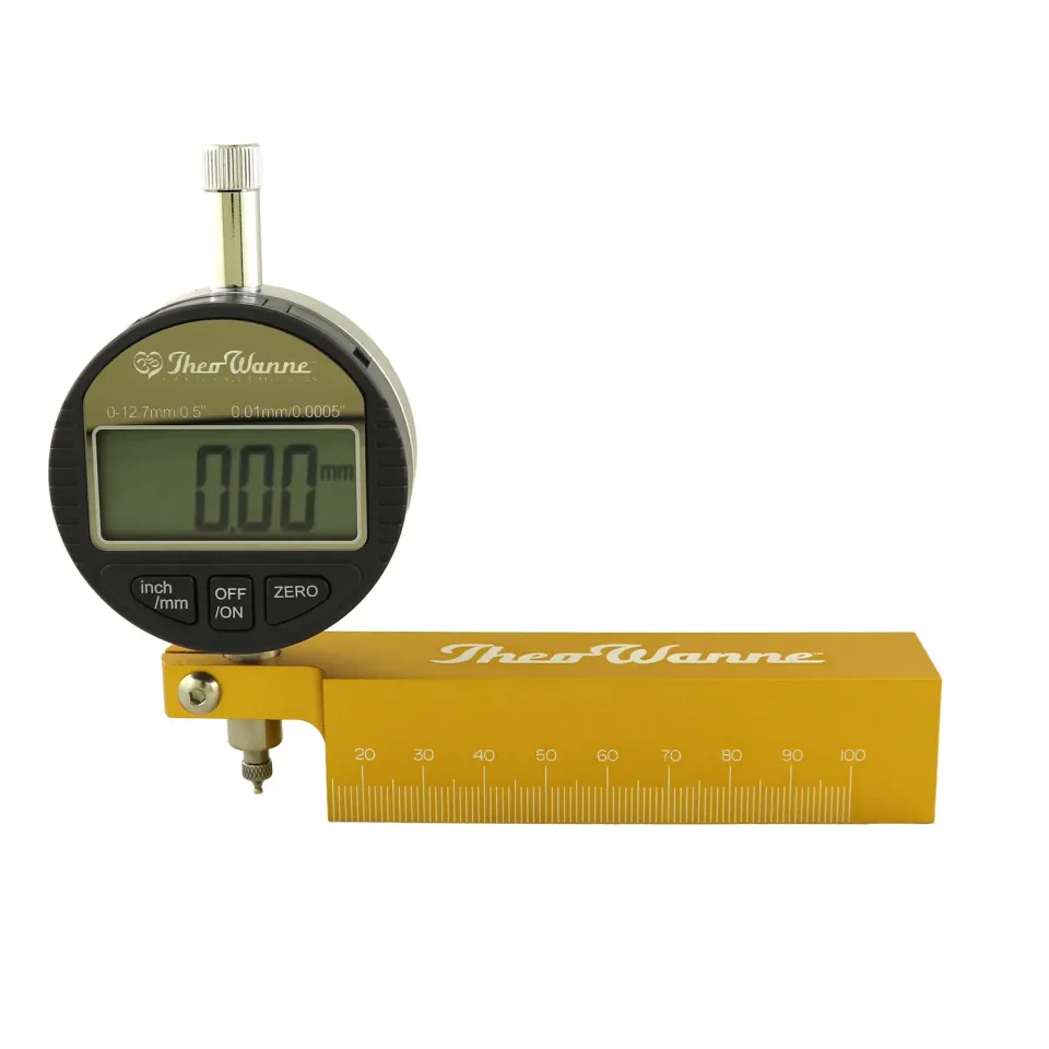Theo Wanne Digital Tip Opening Gauge měrka hubičky hliník